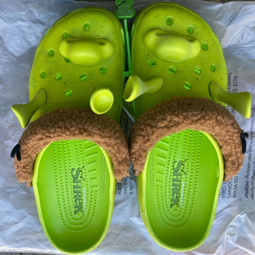 Crocs Shrek New in Bag